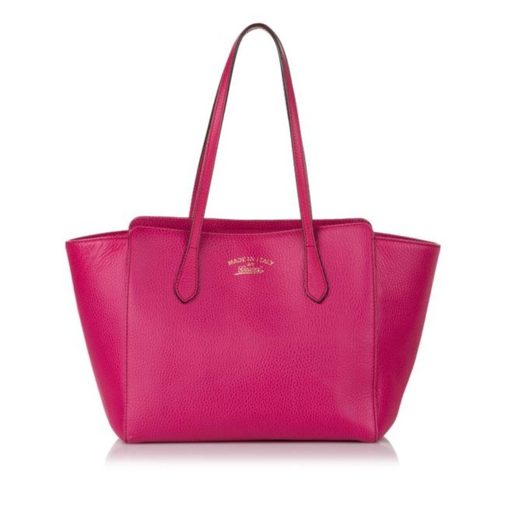 Gucci Swing Bag W Pink Calf Leather